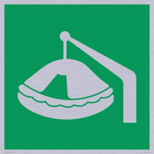 E039 safe condition davit launched liferaft